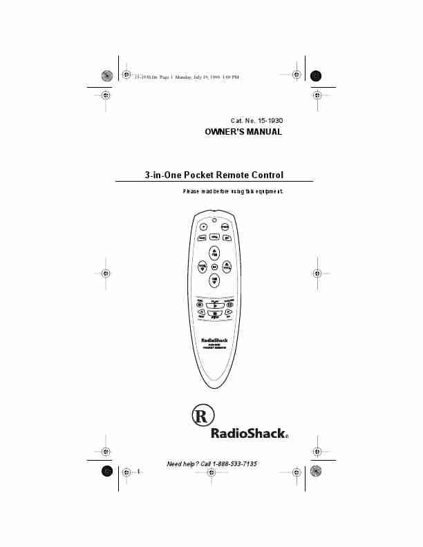 Radio Shack Universal Remote 3-in-One Pocket Remote-page_pdf